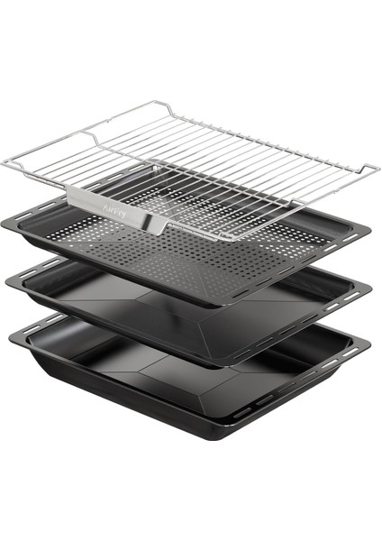 8215 Airfry Plus, Siyah Cam Dijital,10 Fonk