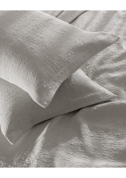 Labenne Çift Kişilik Yatak Örtüsü - Gri