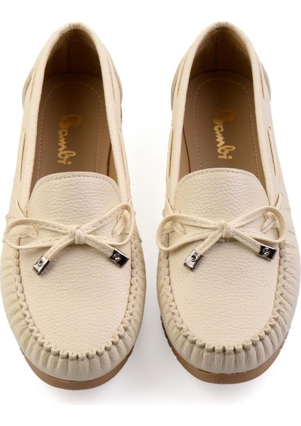 Bej Kadın Loafer Ayakkabı K01542010809