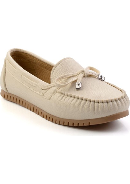 Bej Kadın Loafer Ayakkabı K01542010809