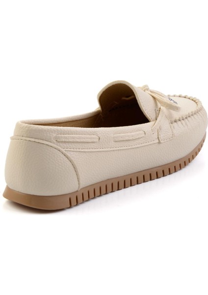 Bej Kadın Loafer Ayakkabı K01542010809
