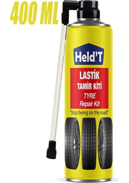 Held't Lastik Tamir Köpüğü Spreyi Seti Hızlı Yama Spreyi 400 ml