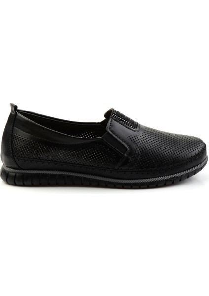Siyah Leather Kadın Casual Ayakkabı K01140005203