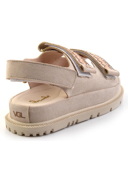 Bej Kadın Sandalet K05058130572 fırsatları