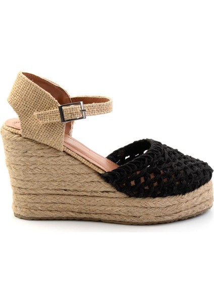 Siyah Kadın Espadril K01874414116