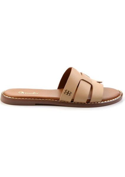 Nude Leather Kadın Terlik K04073101903
