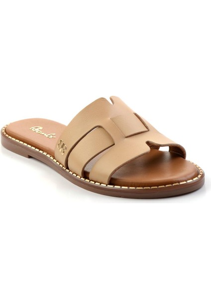 Nude Leather Kadın Terlik K04073101903 fiyatları