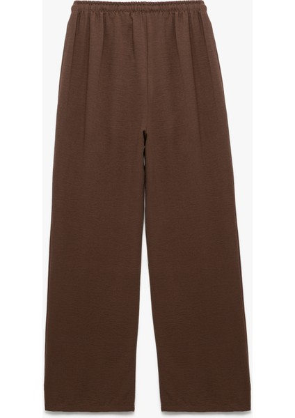 Aerobin Kumaş Geniş Paça Beli Bağcıklı Pantolon fiyatları