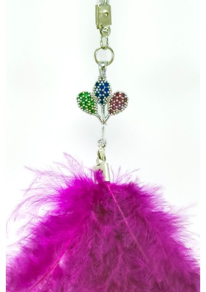 Renkli Balonlu Tüylü Araba Dikiz Ayna Süsü, Yeni Araba Hediyesi modelleri