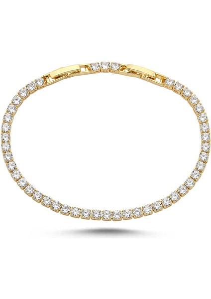 2,5mm Gold Su Yolu Bileklik