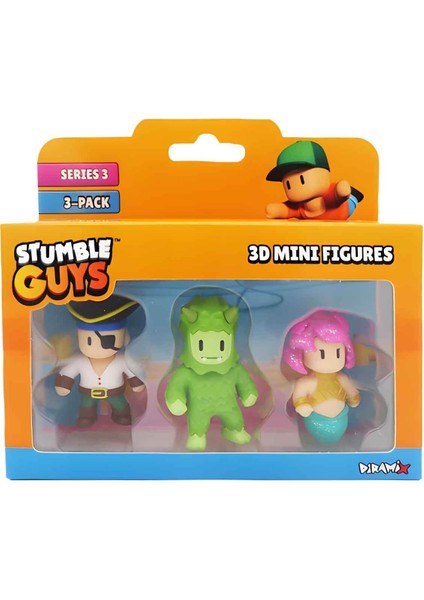 3’lü Mini Figür Seti S3 TUY23000 - Pirate Seadog - Swamp Troll - Sereia