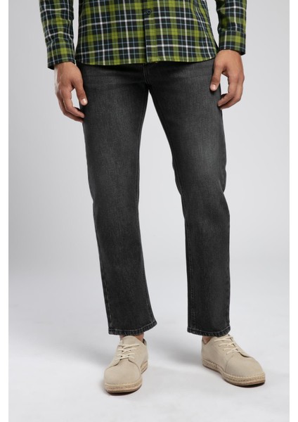 Rico Yüksek Bel Düz Kesim Düz Paça Gri Erkek Jean Pantolon fiyatları