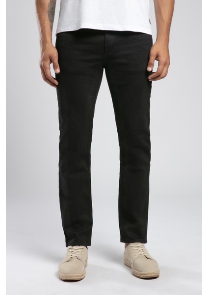 Marco Normal Bel Dar Kesim Düz Paça Siyah Erkek Jean Pantolon fiyatları