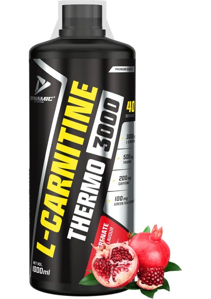 Thermo L-Carnitine 3000 Mg x 2 Adet - 2000 ml - Nar Aromalı - 80 Servis - L-Karnitin