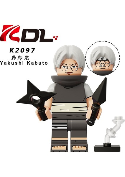 Naruto Yapı Taşları Minifigure Küçük Parçacık Takılabilir Bebek Oyuncak Çantası (Yurt Dışından)