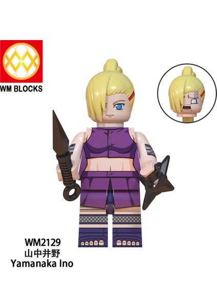 Naruto Yapı Taşları Minifigure Küçük Parçacık Takılabilir Bebek Oyuncak Çantası (Yurt Dışından)