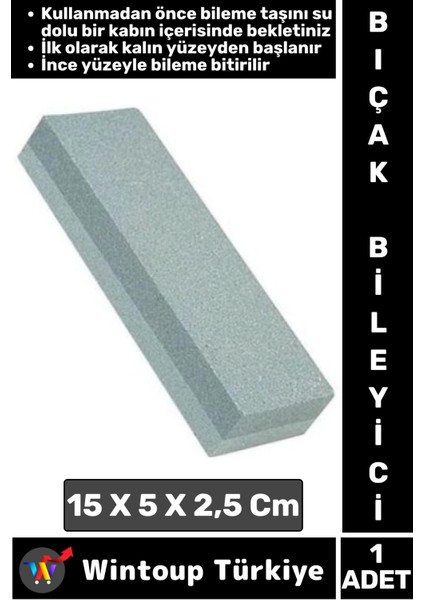 Uzun Ömürlü Kalın-Ince Kum Çift Taraflı Sulu Yağlı Kısa Bıçak Bileme Taşı