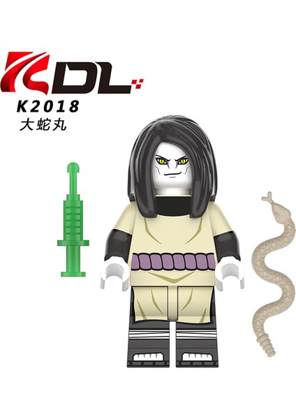 Naruto Yapı Taşları Minifigure Küçük Parçacık Takılabilir Bebek Oyuncak Çantası (Yurt Dışından)