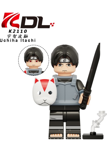 Naruto Yapı Taşları Minifigure Küçük Parçacık Takılabilir Bebek Oyuncak Çantası (Yurt Dışından)