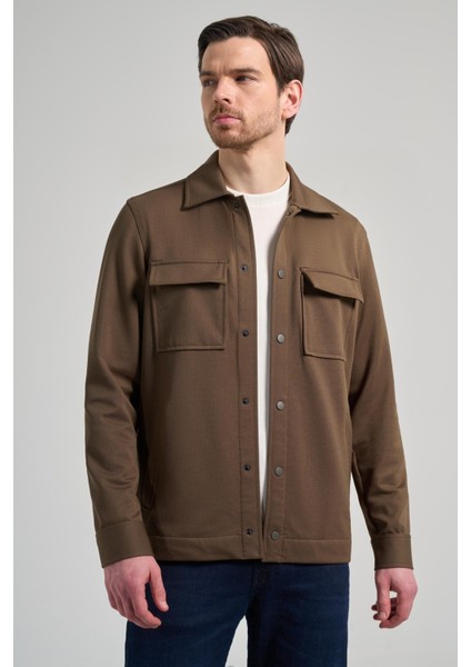 Vizon Armürlü Bebe Yaka Kendinden Pamuklu Garnisiz-Biyesiz Standart Fit Mont 1007245163