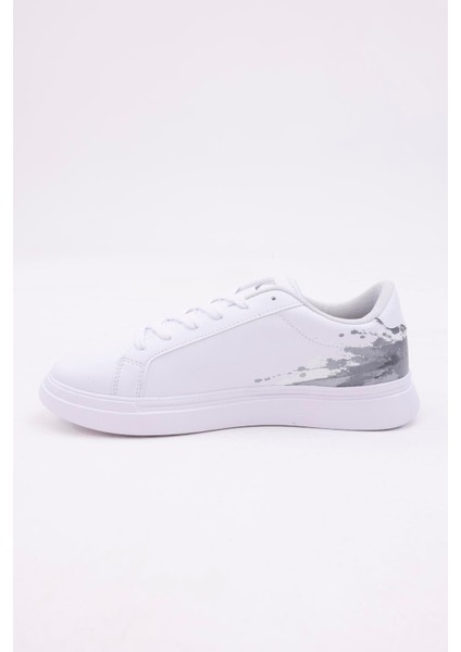 Dijital Baskı Unisex Alex McQueen Beyaz - Püskürtme Desenli Sneaker