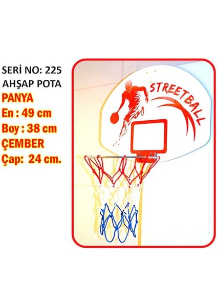 225 Ahşap Pota