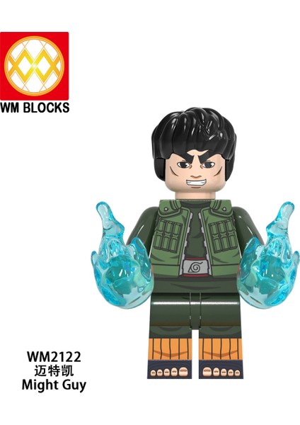 Naruto Yapı Taşları Minifigure Küçük Parçacık Takılabilir Bebek Oyuncak Çantası (Yurt Dışından)