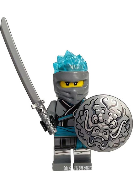 Uzun Ninja Uzay Savaşçısı Süper Kahraman Askeri Şekil Yapı Taşı Montaj Oyuncak (Yurt Dışından)