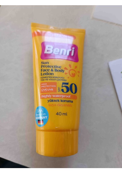 Sun Protective Face Body Lotion