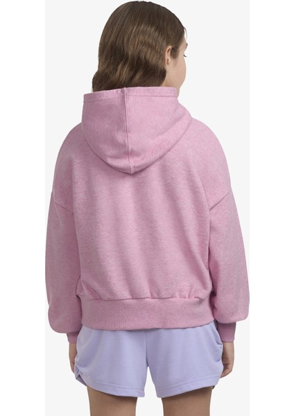 Oversized Varsity Çocuk Pembe Sweatshirt modelleri