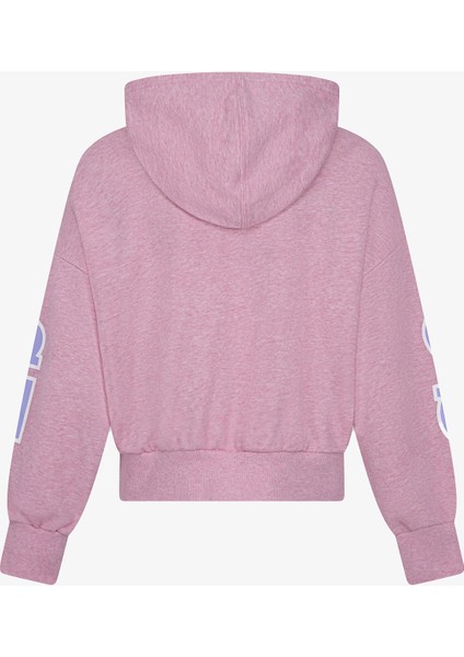 Oversized Varsity Çocuk Pembe Sweatshirt indirimleri