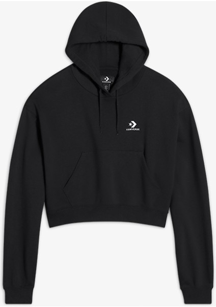 Classic Kadın Siyah Hoodie