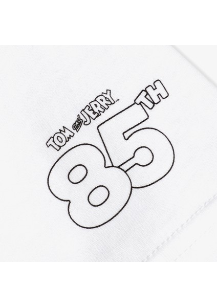 x Tom & Jerry Unisex Beyaz T-Shirt indirimleri