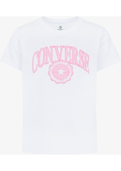 Varsity Çocuk Beyaz T-Shirt