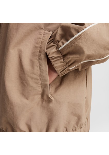 Retro Windbreaker Erkek Kahverengi Ceket indirimleri