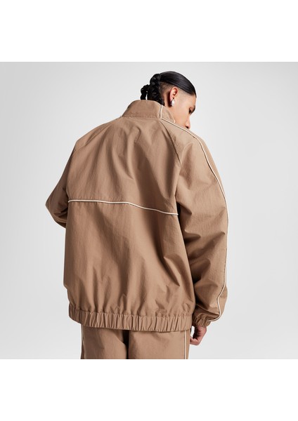 Retro Windbreaker Erkek Kahverengi Ceket modelleri