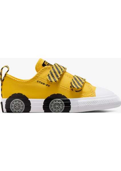 Chuck Taylor All Star Construction Truck Bebek Sarı Platform Sneaker
