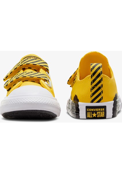 Chuck Taylor All Star Construction Truck Bebek Sarı Platform Sneaker modelleri