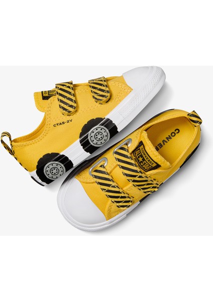 Chuck Taylor All Star Construction Truck Bebek Sarı Platform Sneaker indirimleri