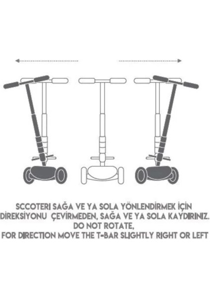 Maxi Twist Işıklı Scooter Pembe - 82244