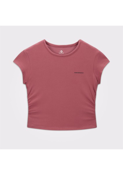 Wordmark Kadın Pembe T-Shirt