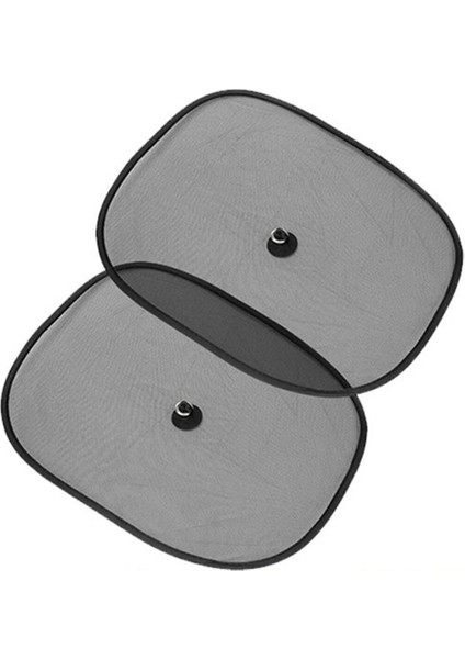 Oto Yan Cam Perde Güneş Koruyucu Perde 2 Adet 44X36CM