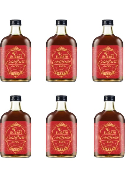 El Gato Cold Brew Latin Fewer Cam 200 ml 6 Adet