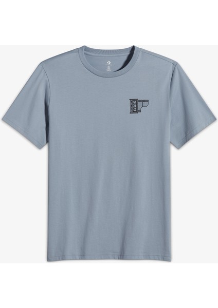 Erkek Mavi T-Shirt