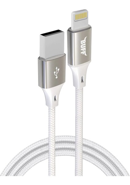 BL71 USB Lightning 2.4A 1.2m Data ve Şarj Kablosu Beyaz