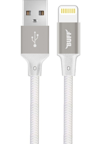 BL71 USB Lightning 2.4A 1.2m Data ve Şarj Kablosu Beyaz