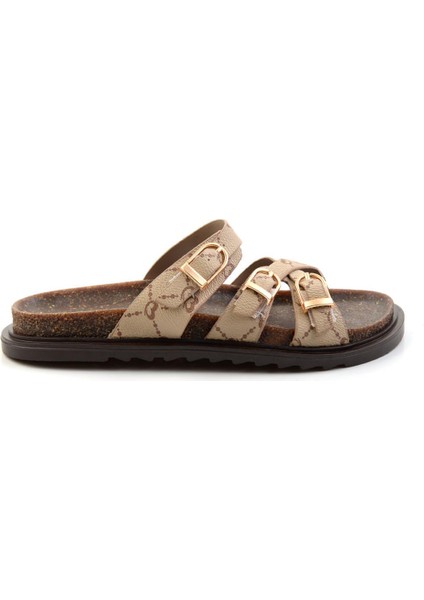 Bej 2 Kadın Terlik K04666014109
