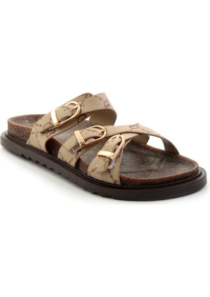 Bej 2 Kadın Terlik K04666014109 modelleri