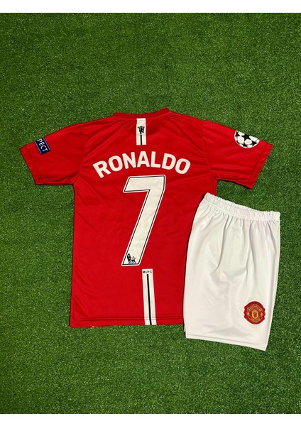 Dayıbalı Mnu Cristiano Ronaldo Temalı Kırmızı Kısa Kol Özel Çocuk forması fiyatları