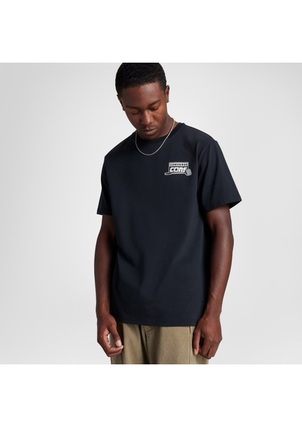 Loose Fit Erkek Siyah T-Shirt